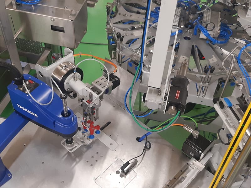 Máquina insertadora de caño SI-60 scaldopack