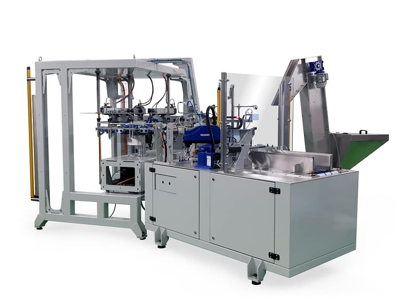 SI-60 spout inserting machine scaldopack